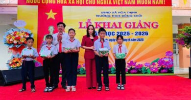 LỄ KHAI GIẢNG NĂM HỌC MỚI 2025 – 2026 GẮN VỚI KỶ NIỆM 80 NĂM NGÀNH GIÁO DỤC VIỆT NAM TẠI CÁC TRƯỜNG HỌC XÃ HÒA THỊNH