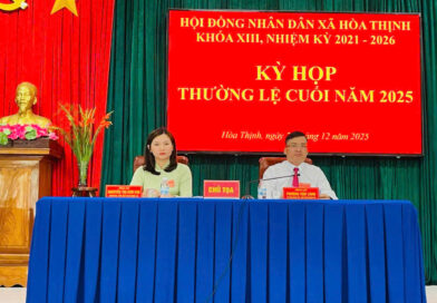 HĐND XÃ HÒA THỊNH NHIỆM KỲ 2021-2026 TỔ CHỨC KỲ HỌP THƯỜNG LỆ CUỐI NĂM 2025